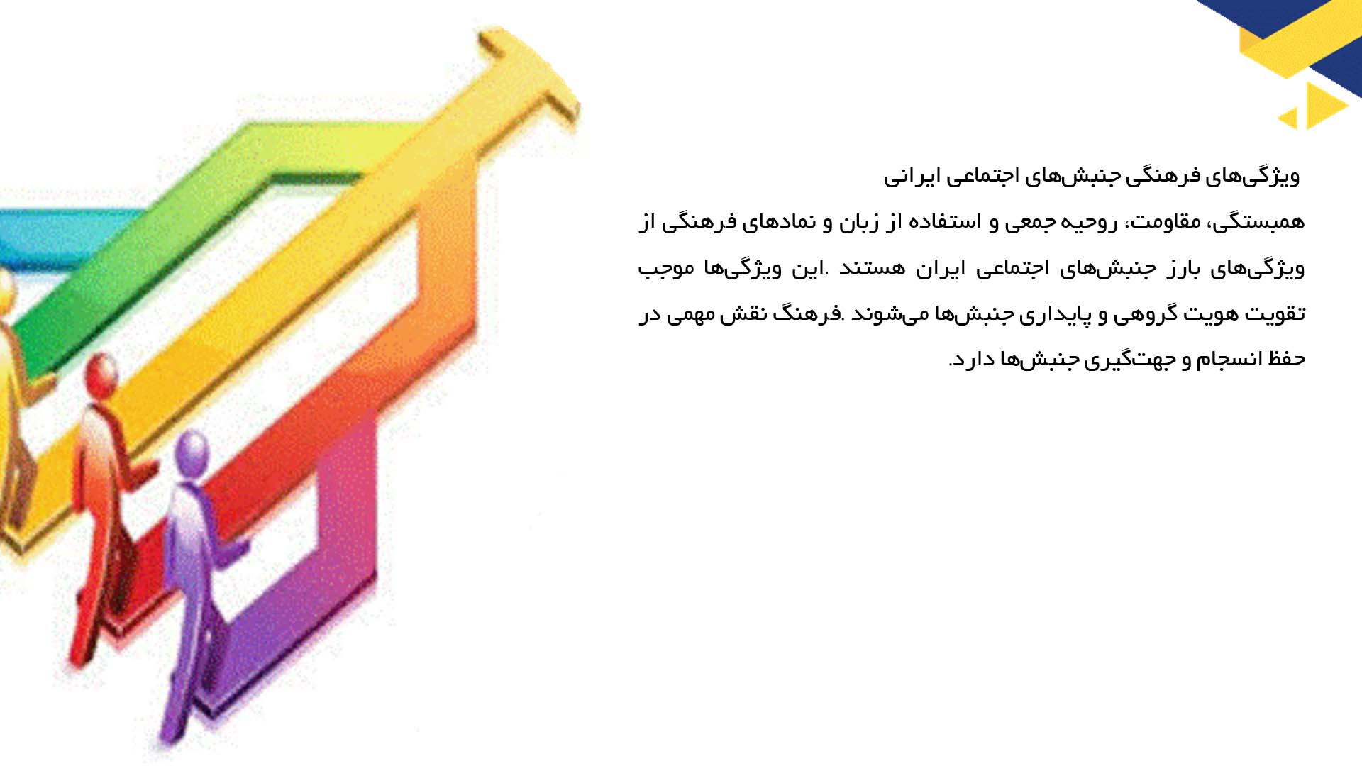 پاورپوینت در مورد فرهنگ جنبش‌های اجتماعی در ایران